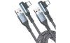 Sweguard USB-C L字ケーブル 1M×2